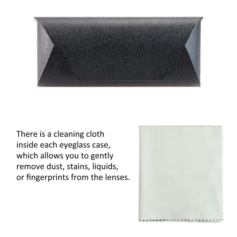 VisionGlobal Hard Shell Eyeglass Case for Eyeglasses and Sunglasses for Men/Women and Kids - Image 4